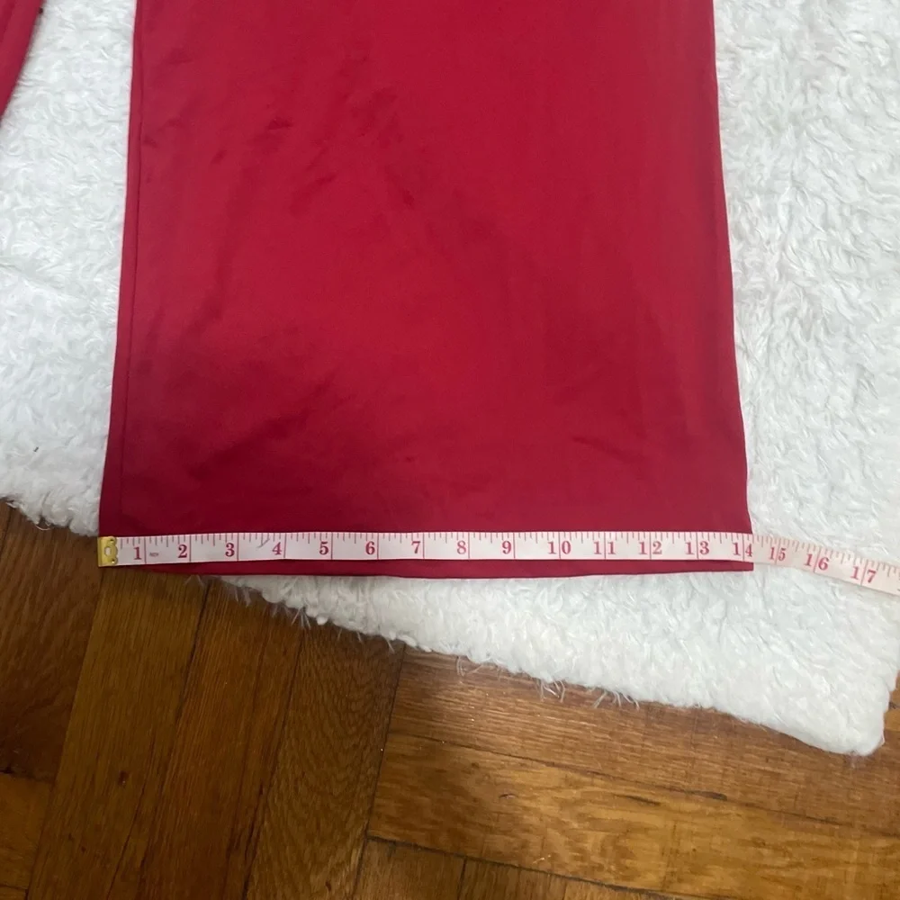 HALARA Deep Red V-Neck Jumpsuit